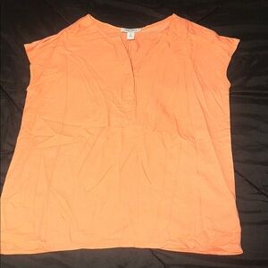 Orange Short Sleeve Top NWOT